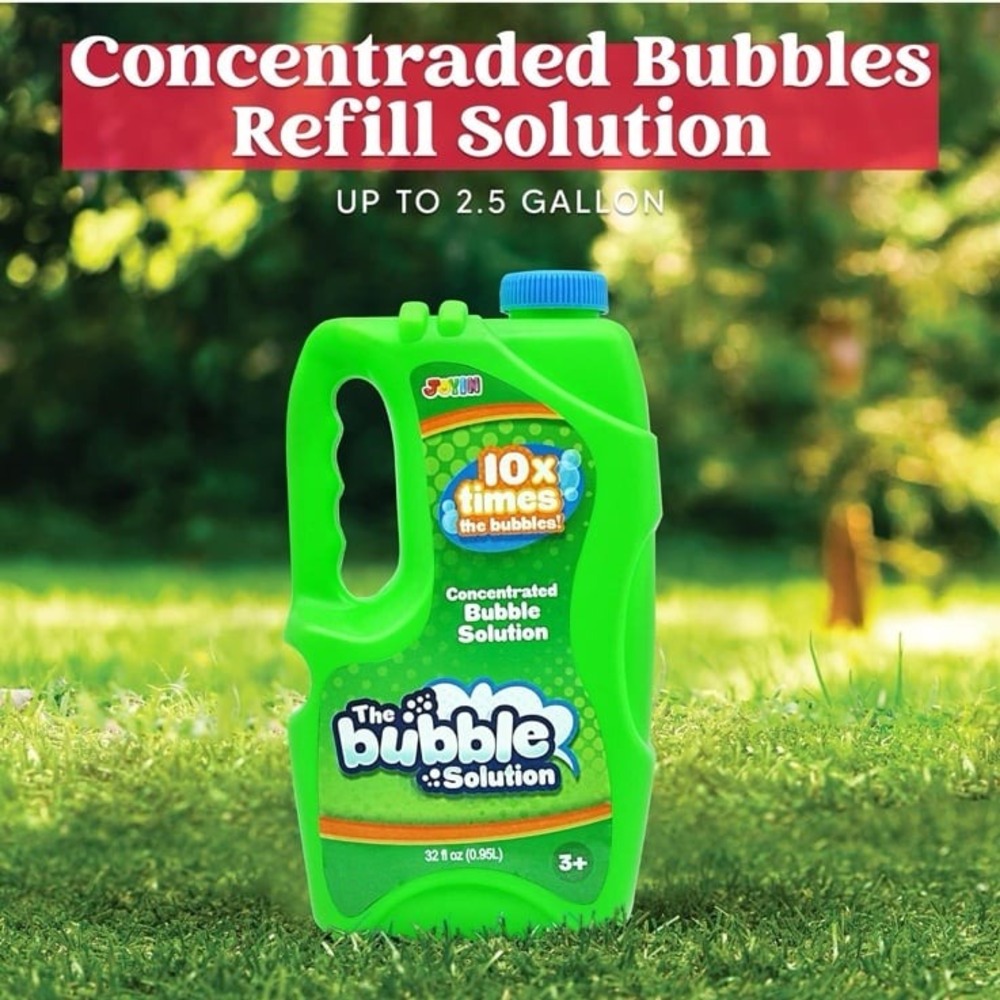 JOYIN 32 oz Concentrated Bubble Solution (Green) for Kids, Boys and Girls Summer